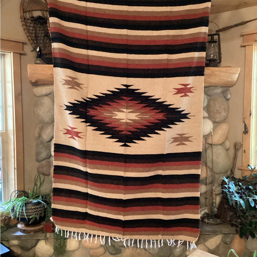 Southwestern Patterned Blanket - Multicolor